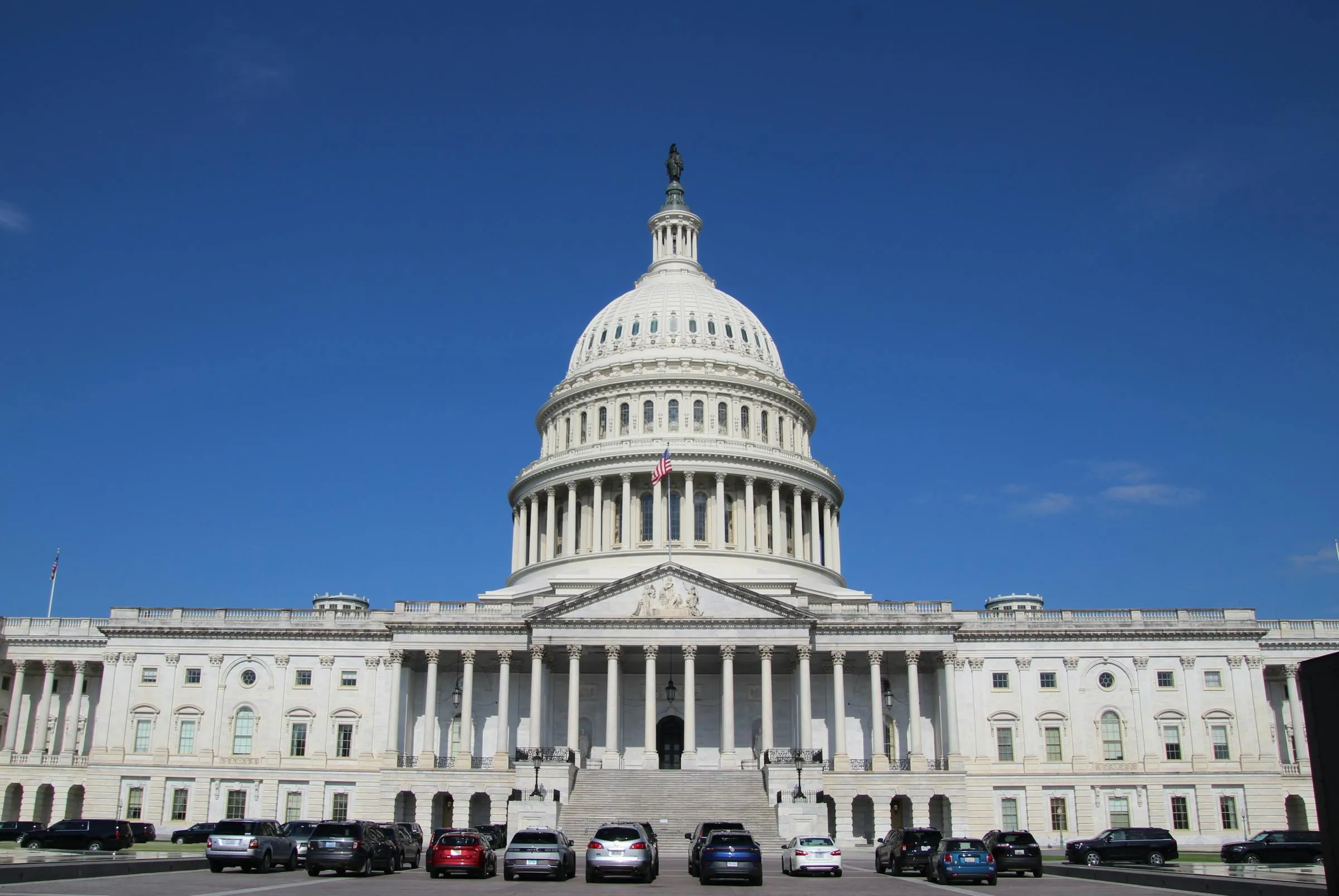 U.S. Capitol Building dome on a chauffeured Capitol Hill limousine tour of Washington DC