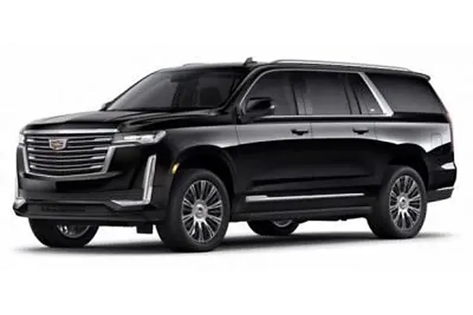 Black full-size executive SUV, Smart Limo Rental Washington DC tour and chauffeur vehicle