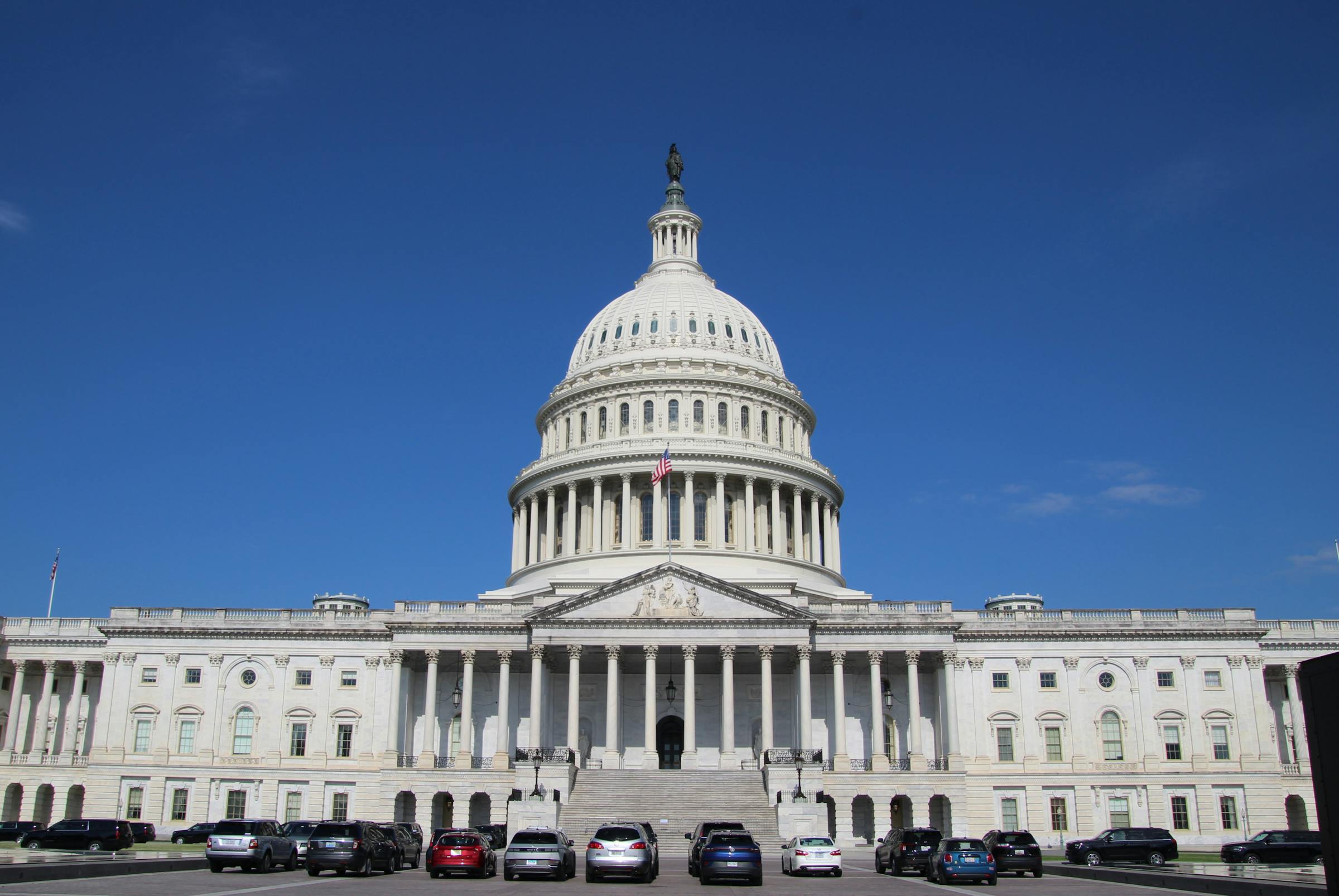 US Capitol dome, steps from the Capitol Hill hotels Smart Limo serves